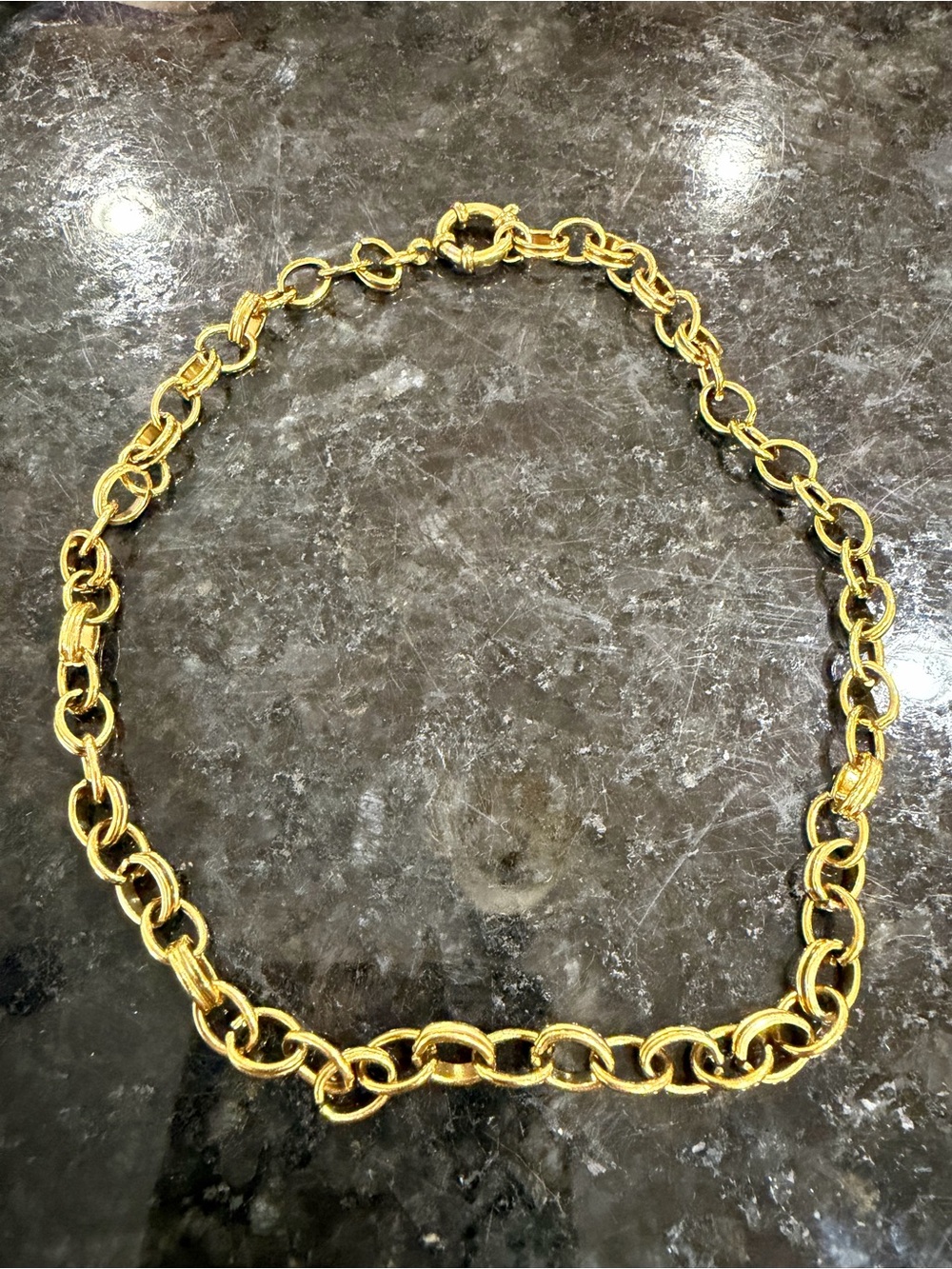Elegant Gold Link Choker - Women Jewelry